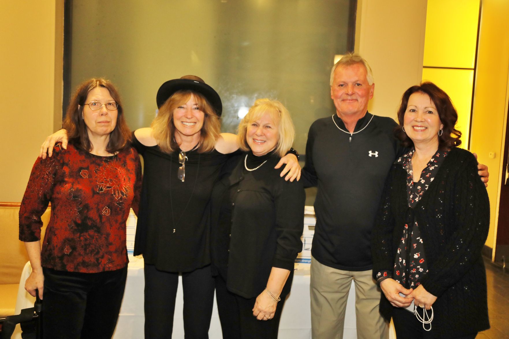 Vivan Brill, Michele Martise, Sue and John Gassner, Tina Spears